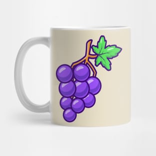 Grape Fruit Cartoon Mug